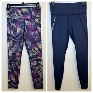 NWOT Athleta Girl x Simone Biles Reversible Leggings Girls Size 14 XL